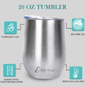 Aesthetic Stainless Steel Coffee Insulated Mug | Hot And Cold Feature For 12Hrs  | Double Wall Insulated Stainless Steel Water, Tea & Coffee Tumbler | Durable Travel/Indoor Coffee/Tea/Water Mug With Lid (400ml) - PIX-Wine Mug/Silver