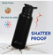 Dual Curve Mini Black Stainless Steel Water Bottle | Eco-Friendly, Non-Toxic & BPA Free, Compact Water Bottle | Rust-Proof, Lightweight, Leak-Proof & Long Lasting - PIX-DG-021/BK 1000 ML