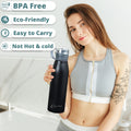 One Pop Black Stainless Steel Water Bottle | Eco-Friendly, Non-Toxic & BPA Free, Compact Water Bottle  | Leak-Proof & Long Lasting Bottle | Rust-Proof, Lightweight Bottle (750ml) - PIX-2017/Black
