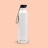 Lucy White Thermos Double Wall 1Ltr Water Bottle | Eco-Friendly, Lightweight, Leak-Proof & Durable Bottle| Non-Toxic & BPA Free (1000ml) - PIX/2005/White